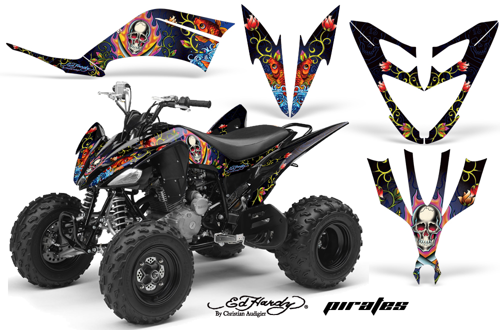 Yamaha Raptor 250 Graphics EH Pirates Blue